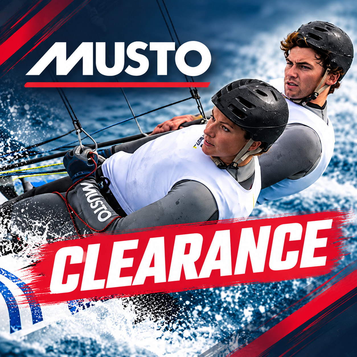 Musto Abverkauf von Segelbekleidung und -ausrüstung