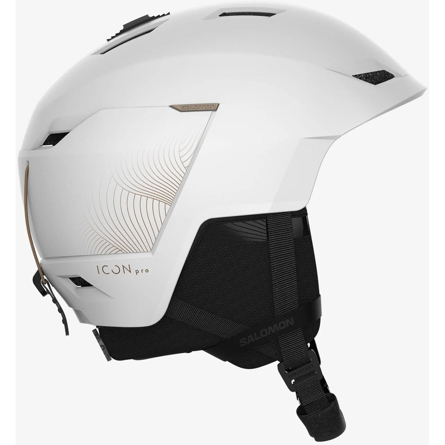 Salomon Mujer Icon Lt Pro Casco De Esquí / Snowboard - Blanco