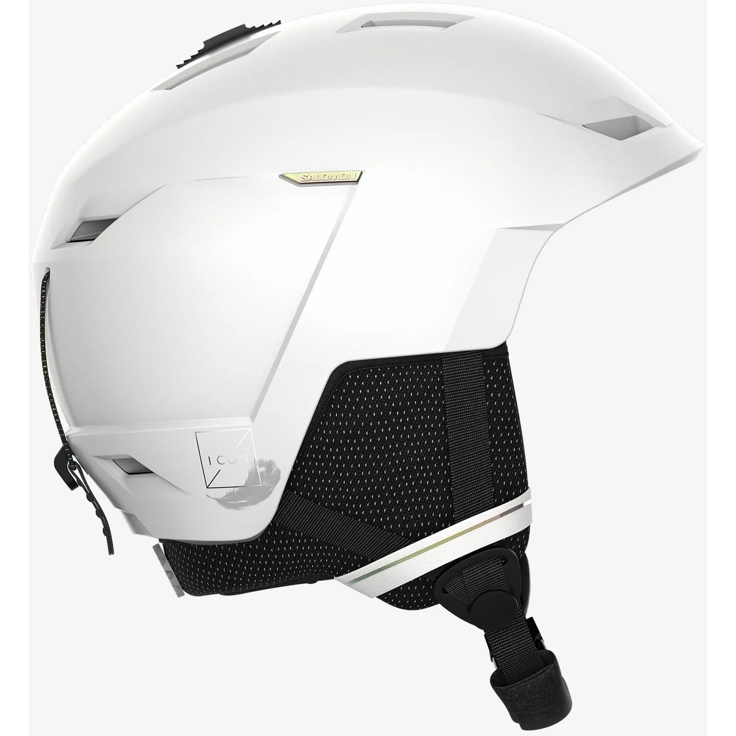 Casco De Esquí / Snowboard 2024 Salomon Icon Lt Para Mujer - Blanco