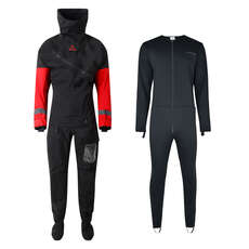 Typhoon Max B 2.0 Trockenanzug & Unteranzug | Con-Zip |  - Schwarz Rot