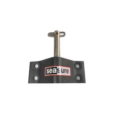 Seasure 4-Loch Transom Bottom Pintel Mit Drop Nase Pin - 8Mm