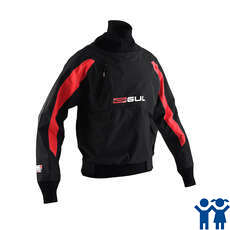 Gul Bal?stico Junior Drytop / Impermeable Cag - Negro / Rojo