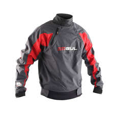 Gul Ballistic Waterproof Breathable Spraytop - Grey/Red