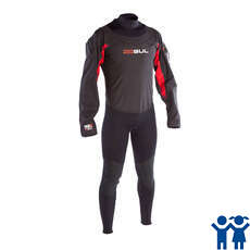 Gul Juvenil Bal?stico Semi Seco Drysuit - Negro / Rojo