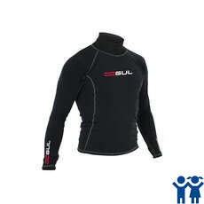 Gul Evotherm Flatlock Short Sleeve Junior Rash Vest / Guards - Schwarz