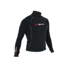 Gul Evotherm Flatlock Langarm Rash Vest / Wächter - Schwarz