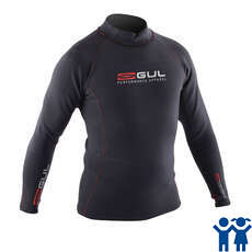 Gul Perfil 0,5 Mm Thermo Rash Chaleco / Junior Guardia Rash Vest / Guardia - Ash