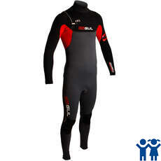 Gul Response CZ Steamer 3/2mm Junior Wetsuit - Grph/Blk