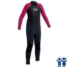 Gul Junior Mädchen Response 3 / 2Mm Steamerwetsuit - Grpht / Mag Gul Junior Mädchen Response 3 / 2Mm Steamerwetsuit - Grpht / Mag