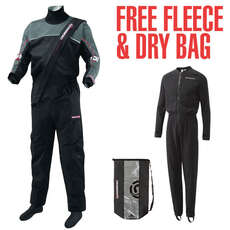Crewsaver Cirrus Drysuit 2014 - Black/Grey - FREE FLEECE & DRY BAG