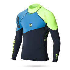 Mystic Crossfire Longleeve Rashvest - Marine Blue Mystic Crossfire Longleeve Rashvest - Marine Blue