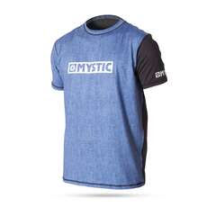 Mystic Majestic Loosefit Kurzarm Rashvest - Denim