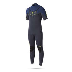 Muta Voltage 3/2 Gbs Shortarm Frontzip Wetsuit - Navy