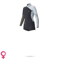 Mystic Frauen Diva 3 / 2Mm Flatlock Longarm Bz Super-Shorty - Grau Mystic Frauen Diva 3 / 2Mm Flatlock Longarm Bz Super-Shorty - Grau