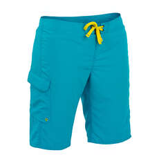 Palm Skyline Frauen Pant  - Aqua