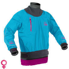 Пальмовая Куртка Zenith Womens С Длинными Рукавами И Байдарками - Aqua