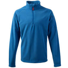 Gill Grid Microfleece Zip Neck - Blau