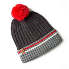 Gill Offshore Knit Beanie - Graphit / Rot