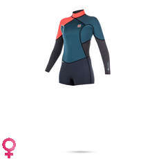 Mystic Damen Diva 3 / 2Mm Flatlock Longarm Bz Super-Shorty - Teal Mystic Damen Diva 3 / 2Mm Flatlock Longarm Bz Super-Shorty - Teal