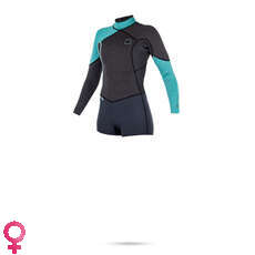 Femmes Mystic Diva 3 / 2Mm Flatlock Longarm Bz Super Shorty - Gris