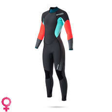 Mystic Damen Diva 3/2Mm Gbs Back-Zip Wetsuit - Teal Mystic Damen Diva 3/2Mm Gbs Back-Zip Wetsuit - Teal