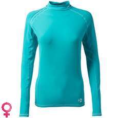 Gill Damen Pro Rash Vest Langarm - Aqua