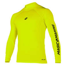 Magic Marine Cube Langarmrash Vest  - Flash Yellow