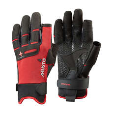 Musto Performance Long Finger Segelhandschuhe - - Rot