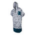 Mystic Allover Print Poncho / Fleece / Changing Robe - Teal