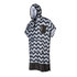 Mystic Allover Print Poncho / Fleece / Changing Robe - Grigio Chiaro