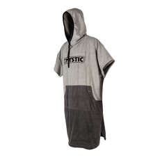 Mystischer Poncho / Fleece / Wickelrobe - Hellgrau Mystischer Poncho / Fleece / Wickelrobe - Hellgrau