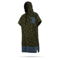 Mystic Allover Drucken Poncho / Fleece / Wechselnde Robe - Armee Mystic Allover Drucken Poncho / Fleece / Wechselnde Robe - Armee