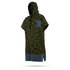 Mystic Allover Drucken Poncho / Fleece / Wechselnde Robe - Armee