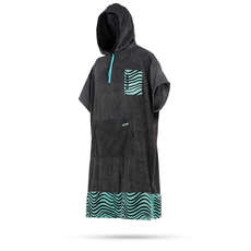 Mystiker Allover Drucken Poncho / Fleece / Wickelrobe - Minze Mystiker Allover Drucken Poncho / Fleece / Wickelrobe - Minze