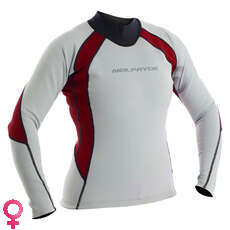 Neil Pryde Womens ELITE 1mm Firewire Wetsuit Top - Grey/Plum