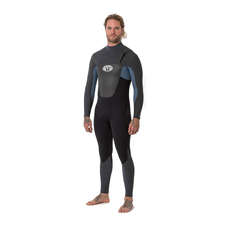 Animal Lava 5/4 Blindstich Brusttasche Zip Wetsuit - Zinn Blau Animal Lava 5/4 Blindstich Brusttasche Zip Wetsuit - Zinn Blau