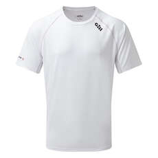 Gill Race Kurzarm T-Shirt - Weiß