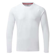 Gill Mens UV Tec Crew Neck Long Sleeve Tee 2023 - White