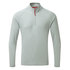 Gill Mens Uv Tec - Langärmliges T-Shirt Mit Reißverschluss - Grau