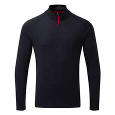 Футболка Gill Mens Uv Tec С Длинным Рукавом На Молнии - Темно-Синий