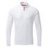 Gill Mens Uv Tec - Langärmliges T-Shirt Mit Reißverschluss - Weiß