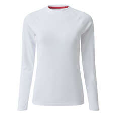 Gill Womens Uv Tec Футболка С Длинным Рукавом - Белый