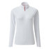 Gill Womens UV Tec Long Sleeve Zip Tee - White