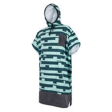 Mystic Allover Print Poncho / Fleece / Changing Robe - Teal / Mint