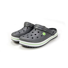 Twf Sharkies - Leichter Strandschuh / Cloggs - Grau / Lime