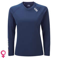 T-Shirt Race Gill Manica Lunga Donna - Blu - Rs37W
