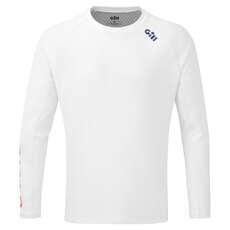 Gill Race Langarm T-Shirt - Weiß - Rs37