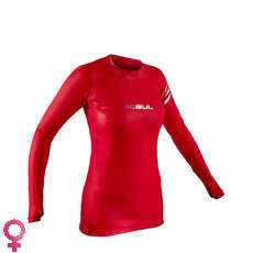 Gul Evorace Womens Langarm Rashguard - Rot - Ev0127-B6