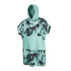 Poncho / Pile / Fasciatoio Con Stampa Mystic Allover - Nero / Menta