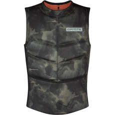 Gilet Impatto Mystic Majestic Kite Surf Con Cerniera Laterale - Verde Coraggioso